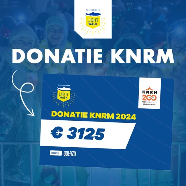 𝗪𝗢𝗪! 🤩 Dankzij jullie fantastische inzet hebben we maar liefst €3.125,- opgehaald voor KNRM Scheveningen! 🚤💙

Een enorme dank aan iedereen die heeft bijgedragen. Samen maken we het verschil! ❤

#ScheveningenLightWalk #Scheveningen #KNRM #knrm200jaar